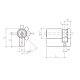 Demi-cylindre VOX 17D fermeture type KA