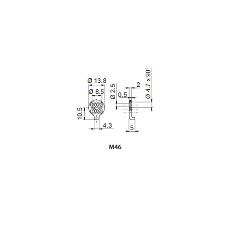 Entraîneur M46 pour cylindre 1008C