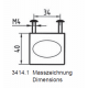 Bouton de meuble Heusser 3414.1