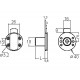 Serrure pour meuble 18600-01