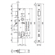 Serrure à mortaiser MSL 19151 Vectra