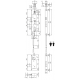 Serrure à mortaiser Multipoints STS
