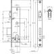 Serrure à mortaiser à rouleau STS 1978 PROFILO