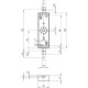 Serrure pour armoires STS 4121