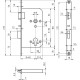 Serrure à mortaiser Antipanique Glutz 1235