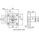 Serrure de meuble 1074/25, KABA 8