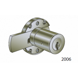 Serrure pour meuble 2006/R/25 avec cylindre, KABA 8