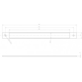 Entretoise pour Serrure 309x-709x, largeur 24 mm