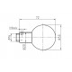 Bouton rond Nickal 0743